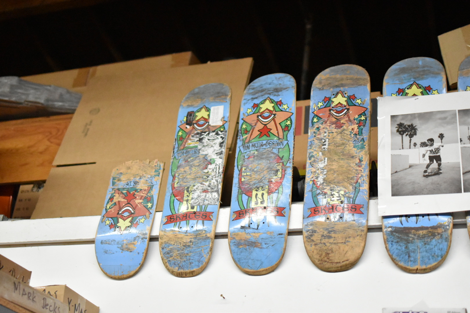 Dogtown ドッグタウンJim Muir ジム・ミューア サイン ボード ドッグタウンの「ジム・ミューア」のサイン入りデッキ75本限定販売